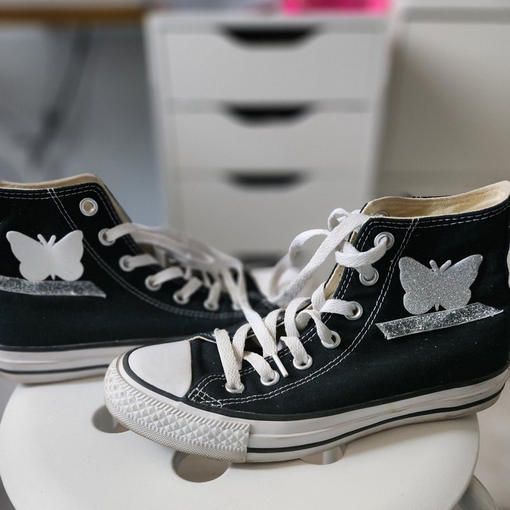 Converse chuck Taylor high top customized shoes
